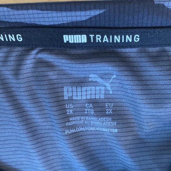 Puma Performance Aop Short Sleeve T-Shirt size 2X - Picture 5 of 9